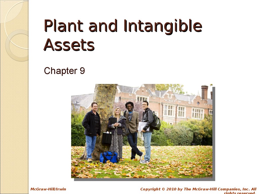 Plant and Intangible Assets