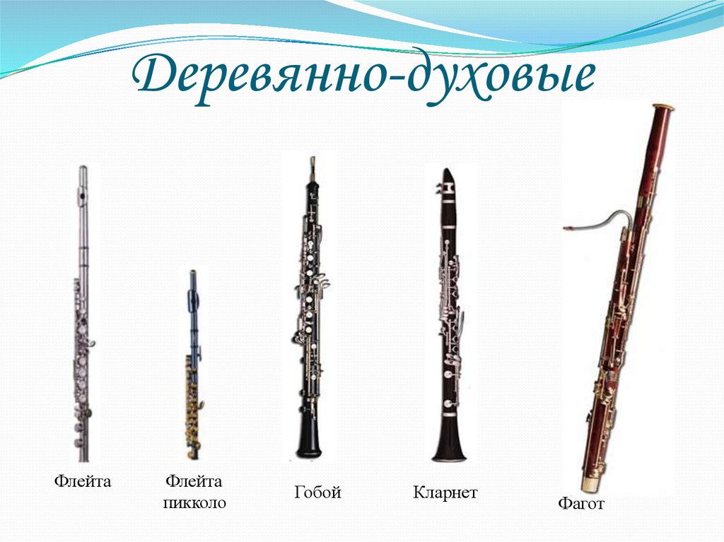Деревянные духовые инструменты симфонического оркестра