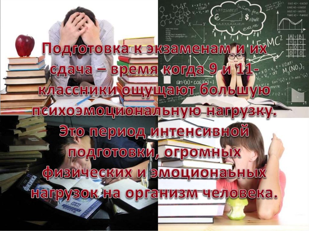 Подготовка к экзаменам и их сдача – время когда 9 и 11-классники ощущают большую психоэмоциональную нагрузку. Это период интенсивной подгот