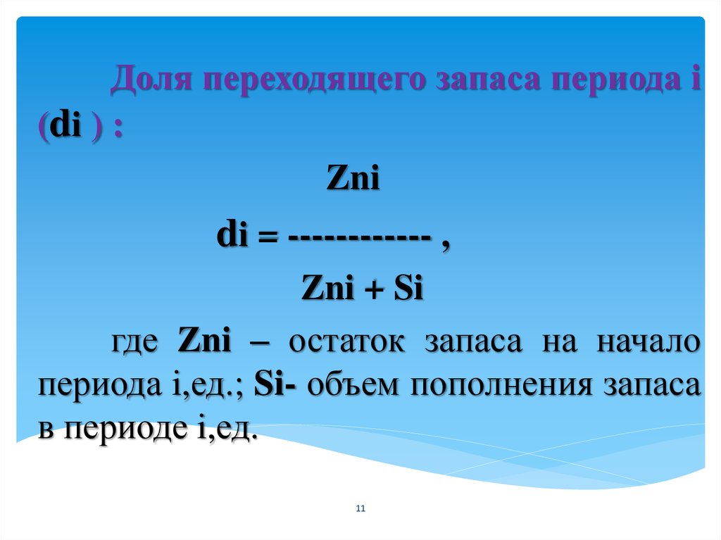 Период запасов