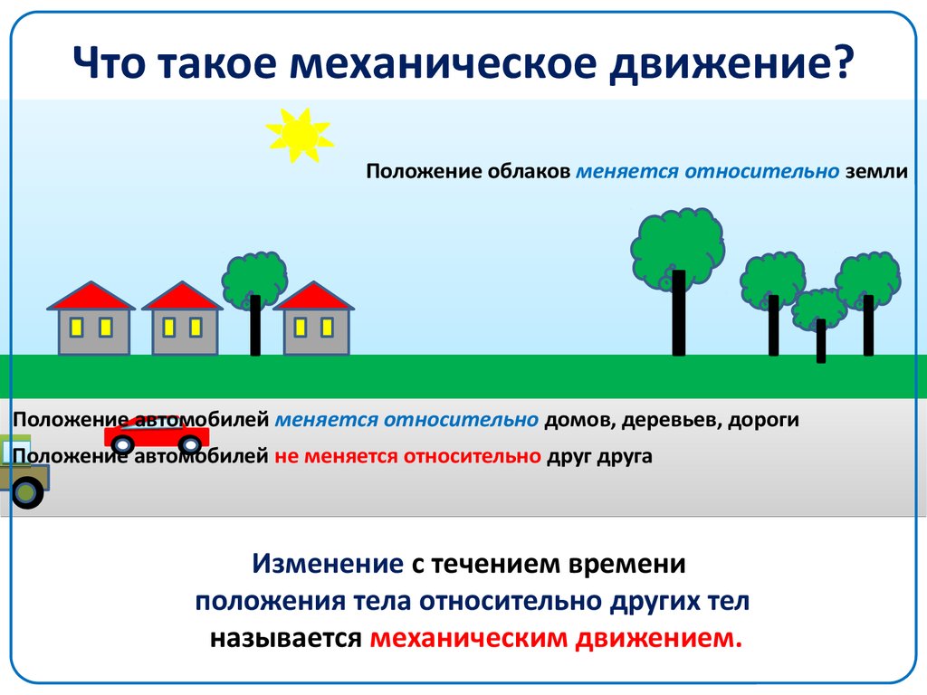 Механическое движение (7 класс) - презентация онлайн