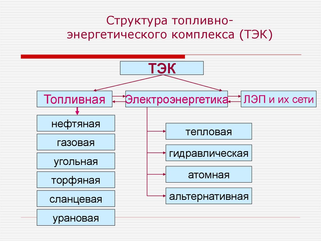 Состав тэк схема