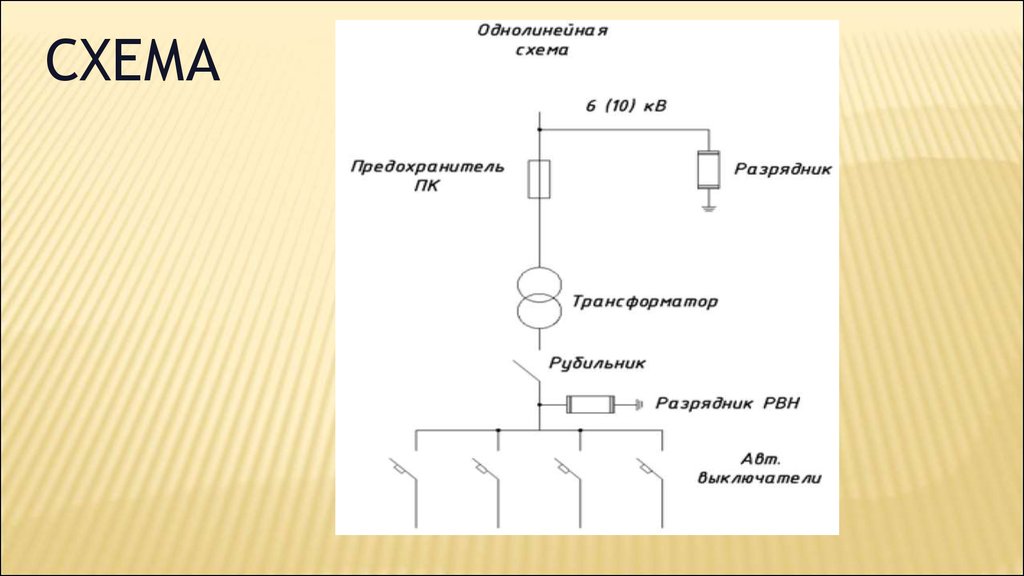 Предохранитель на схеме