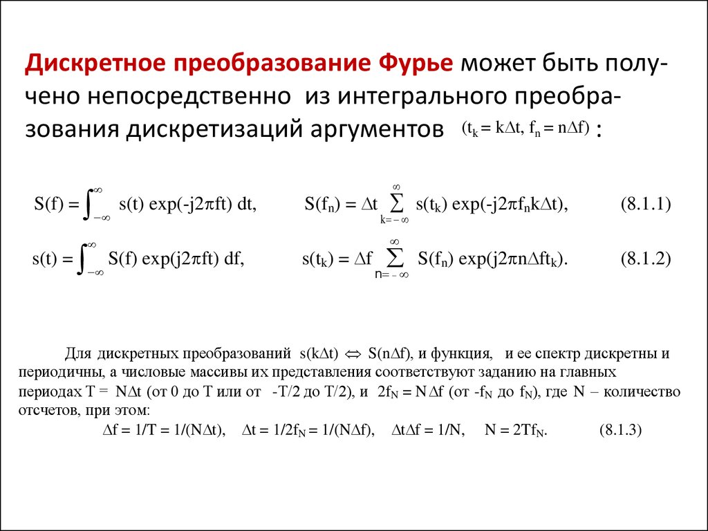 Алгоритм быстрого преобразования фурье