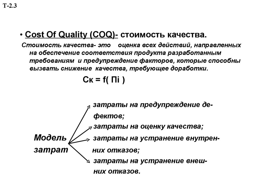 Оценка затрат на качество. Стоимость качества. Стоимость качества проекта. Модель оценки затрат качества. Затраты на предупреждение.