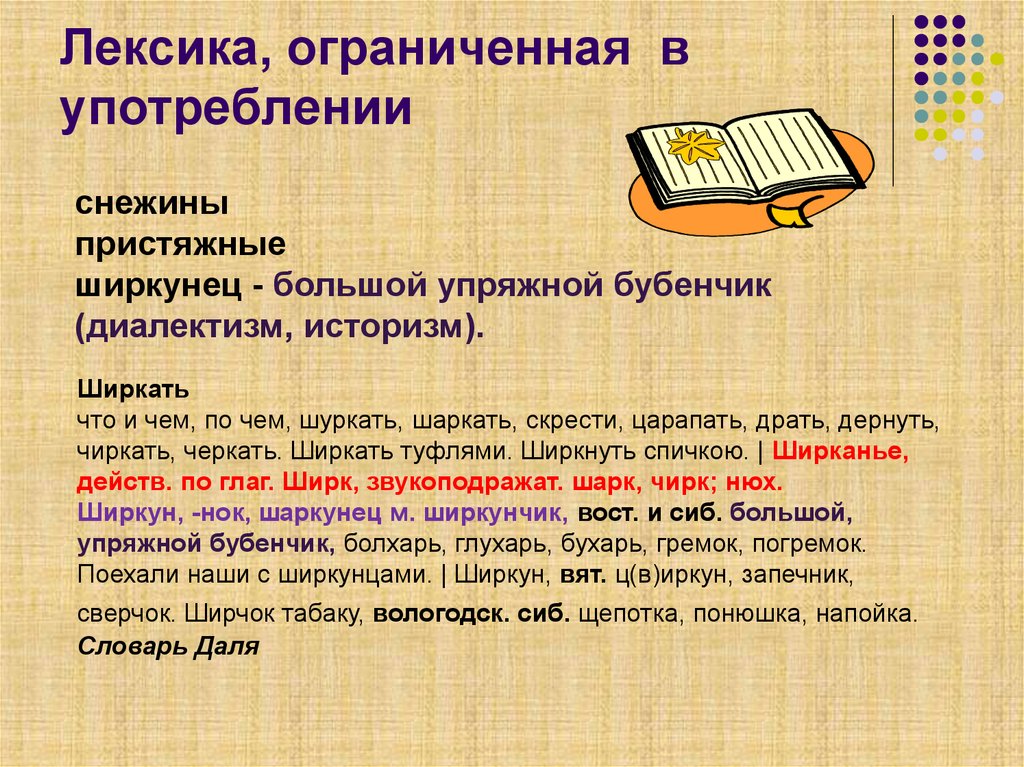 Лексика употребление. Лексика. Лексика ограниченная в употреблении. Социально ограниченная лексика. Диалектная лексика.