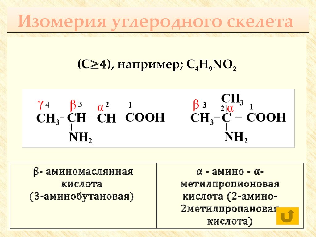 Изомерия скелета