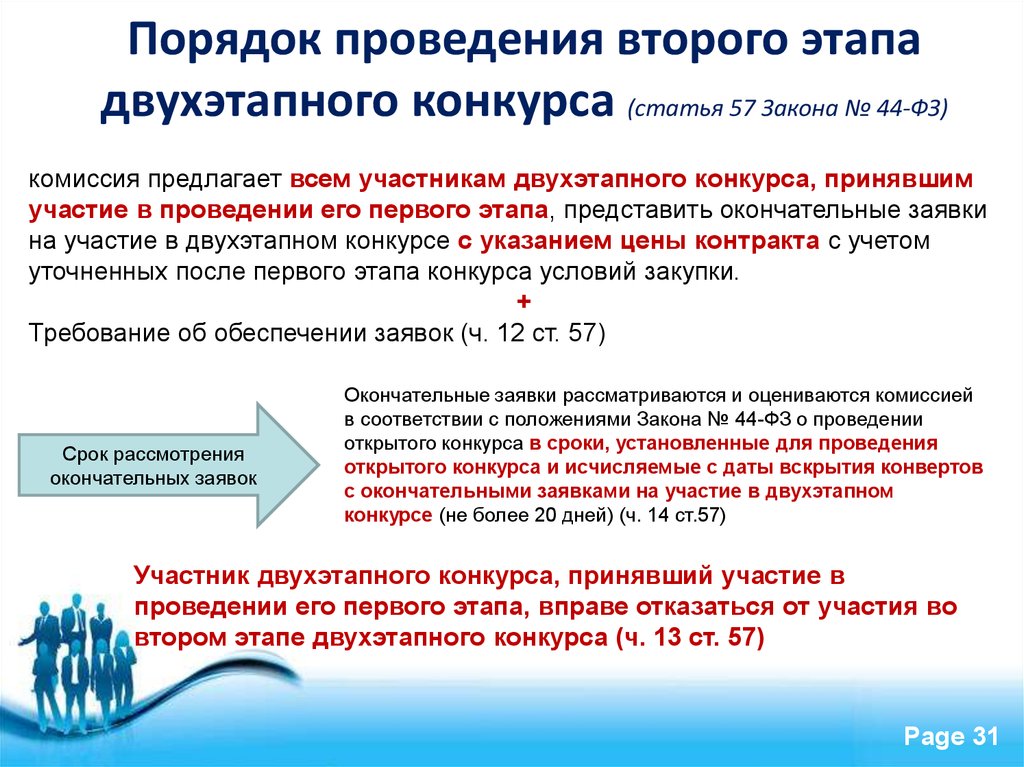 Участвовал в проведении. Особенности проведения конкурса. Двухэтапного конкурса 44-ФЗ. Двухэтапный конкурс сроки проведения. Сроки проведения двухэтапного конкурса в электронной форме.