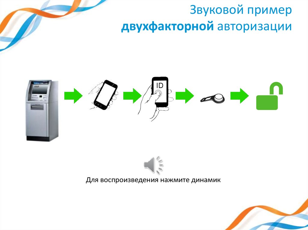 Звуковой пример двухфакторной авторизации