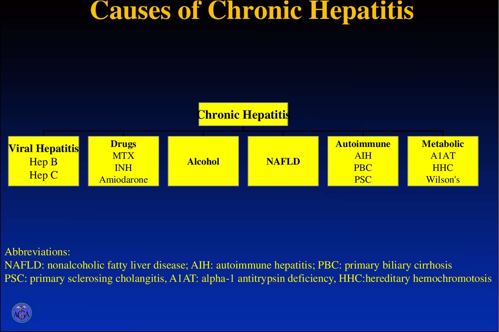 Causes of Chronic Hepatitis