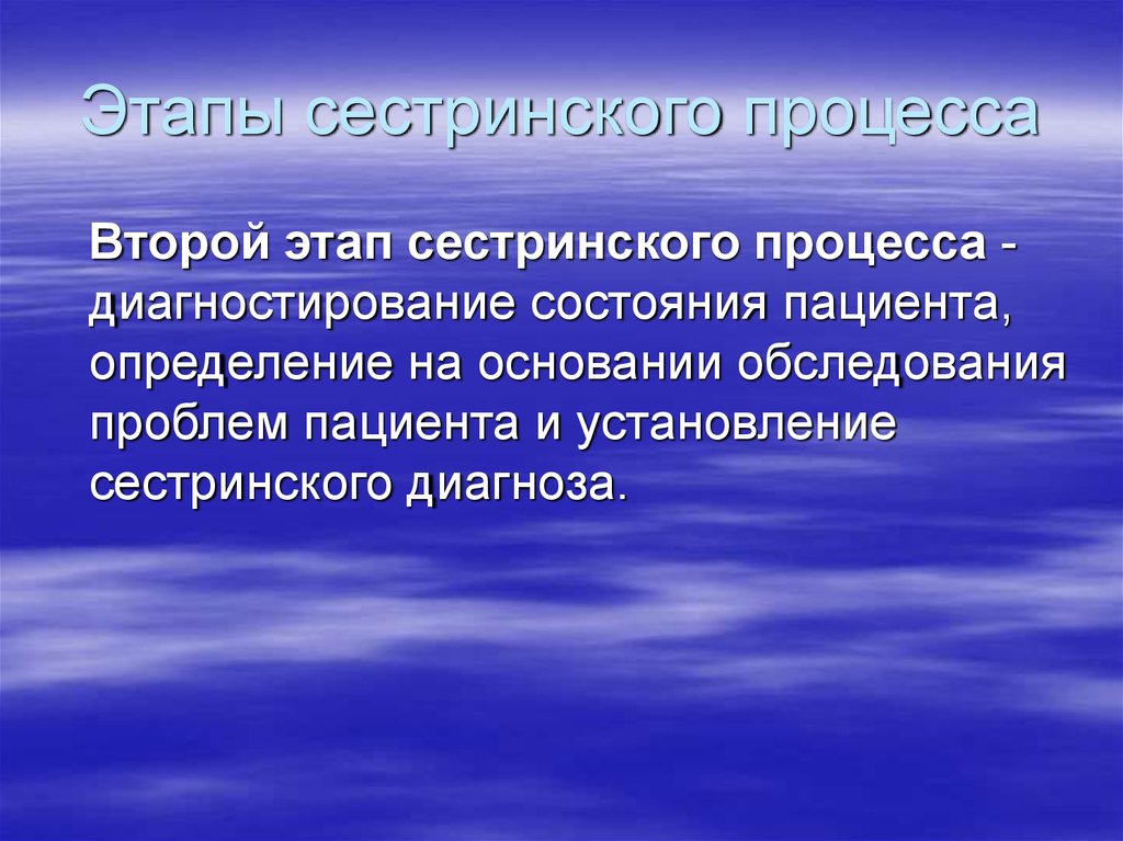 Проблема осмотра. 2 Этап сестринского процесса. 2 Этап Сестринское дело. Диагностирование состояния сестринского дела. Задачи директора школы.