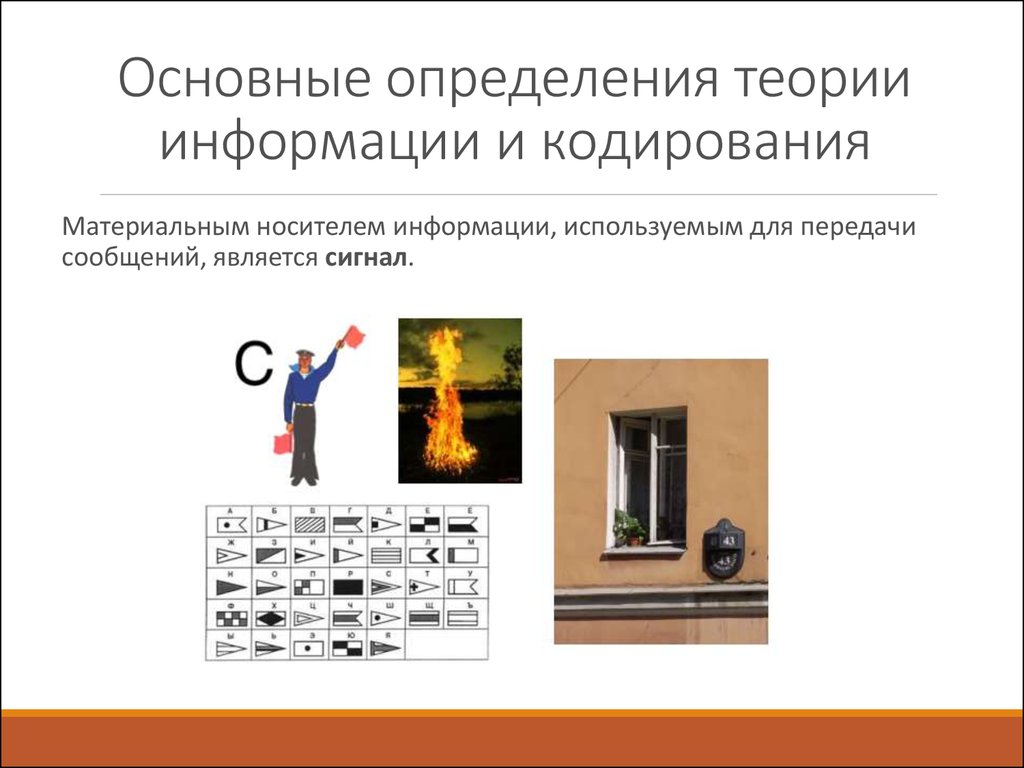 Теория информации и кодирования