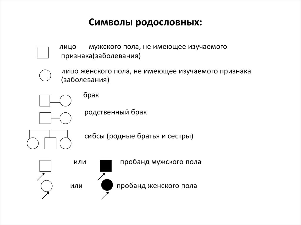 Задачи на составление родословной