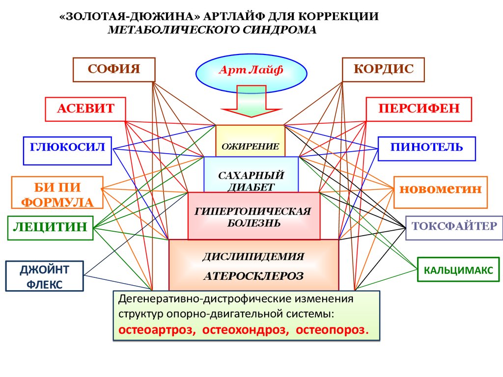 Метаболическая карта человека