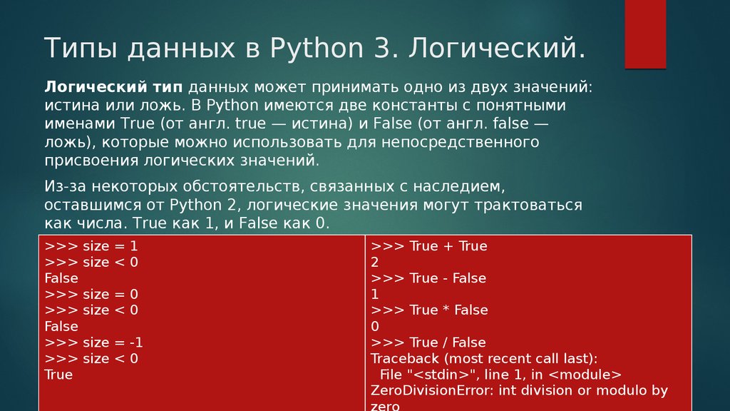 Python тип запись