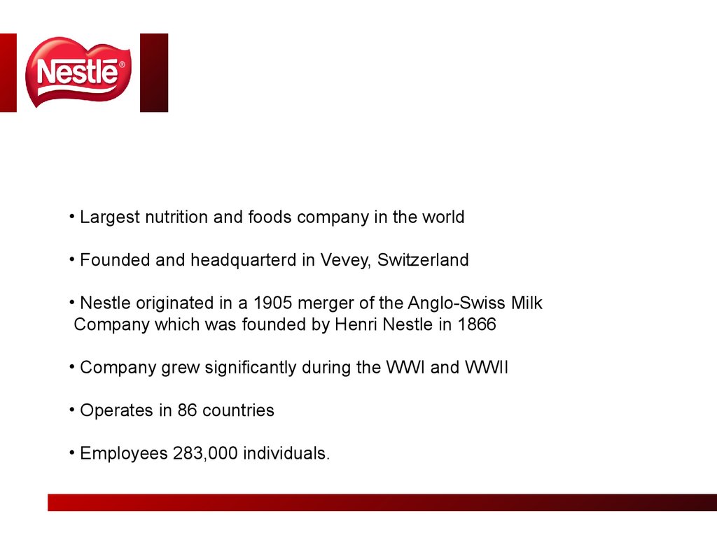 nestle case study interview