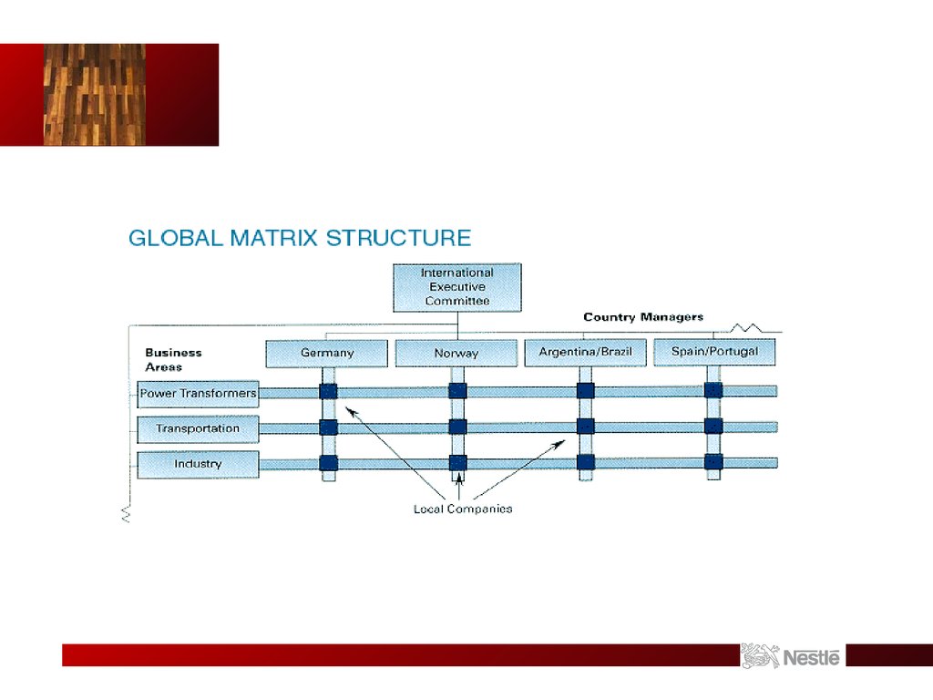 Nestle Organizational Chart