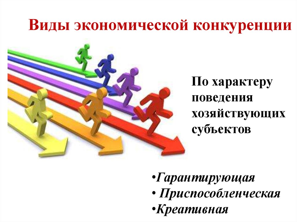 Конкуренцией называют экономическое соперничество субъектов