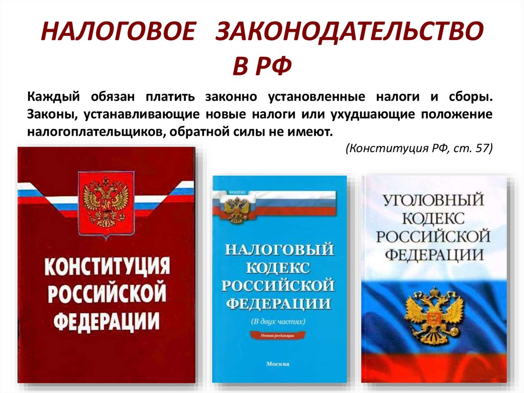 Нк рф дата. Налоговые законы. Закон о налогах. Налоговое законодательство РФ. Обязанность платить законно установленные налоги и сборы.