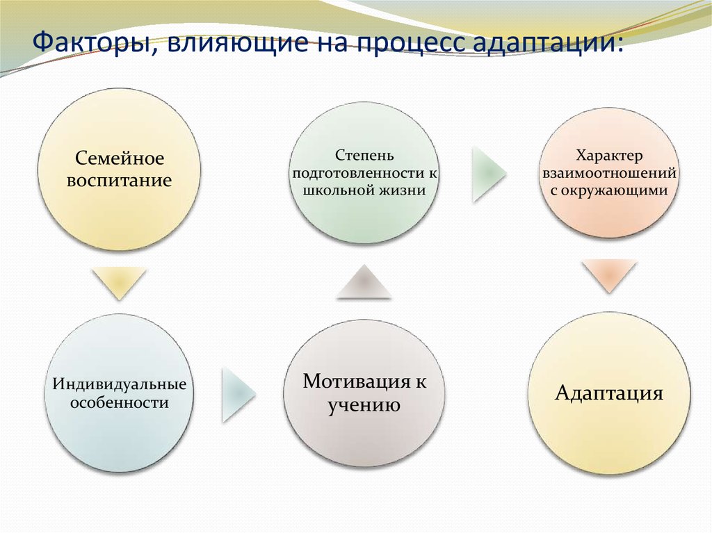 Э м александровская схема наблюдения характеризующая процесс адаптации