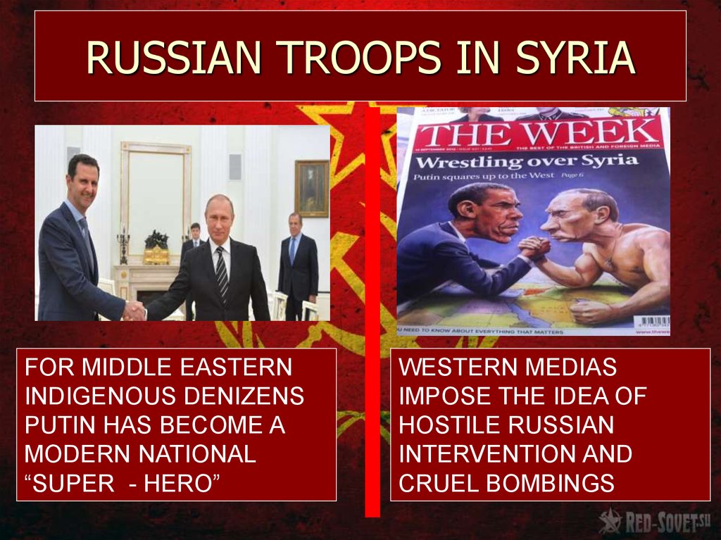 RUSSIAN TROOPS IN SYRIA