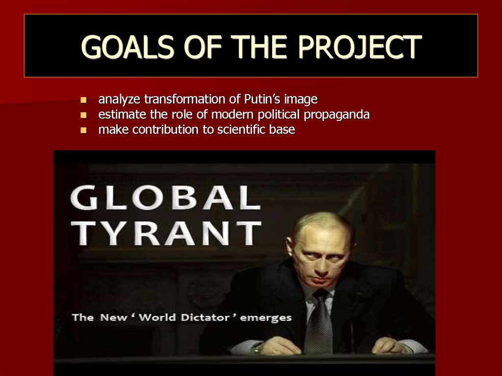 GOALS OF THE PROJECT