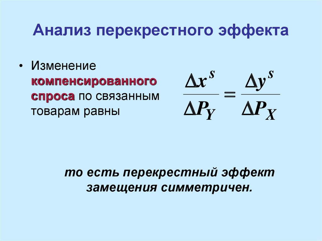 Изменение эффектов