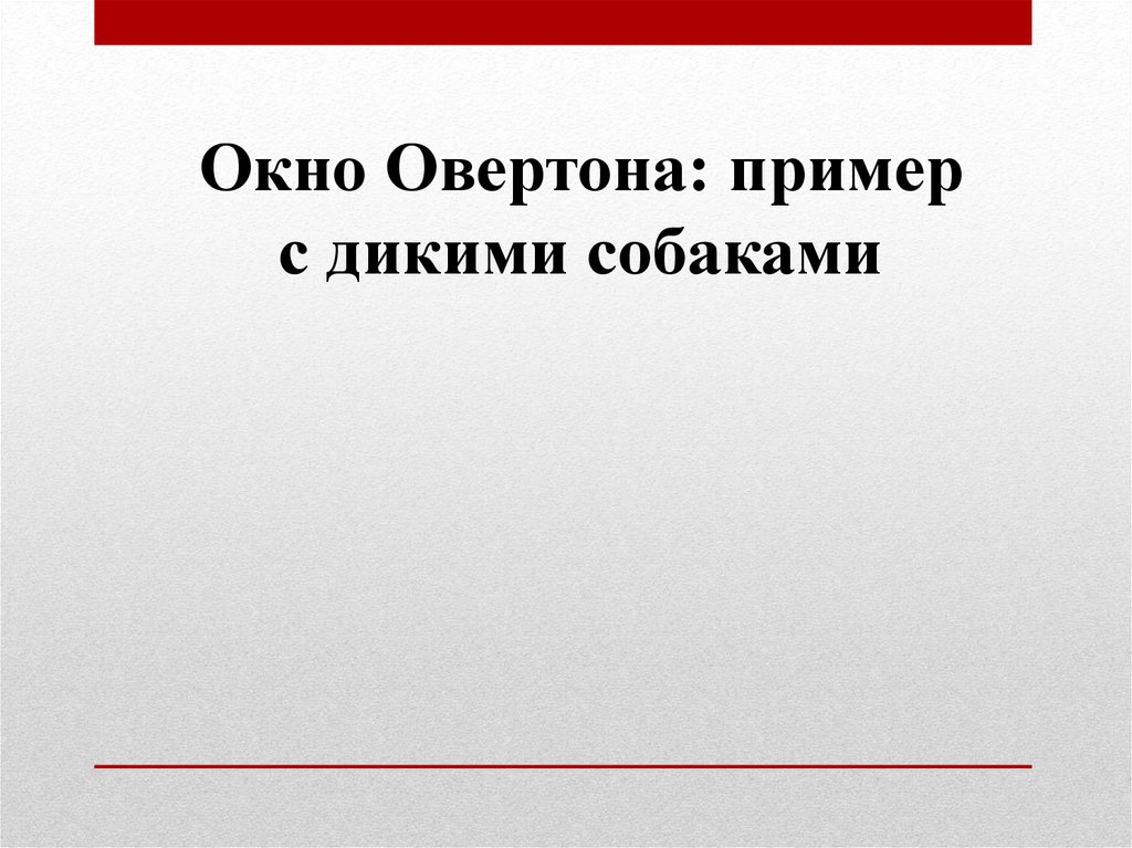 Окно овертона презентация