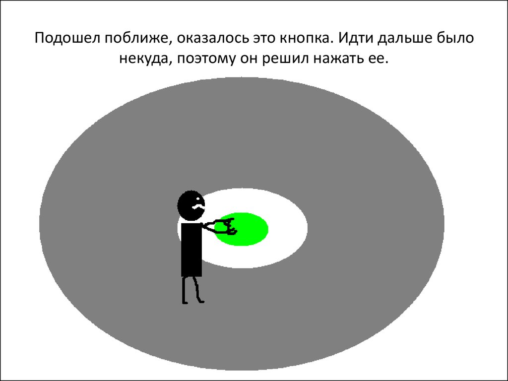 Собралась дальше. Подойти вплотную. Подходить ближе. Кнопка идем дальше. Дальше идти некуда.