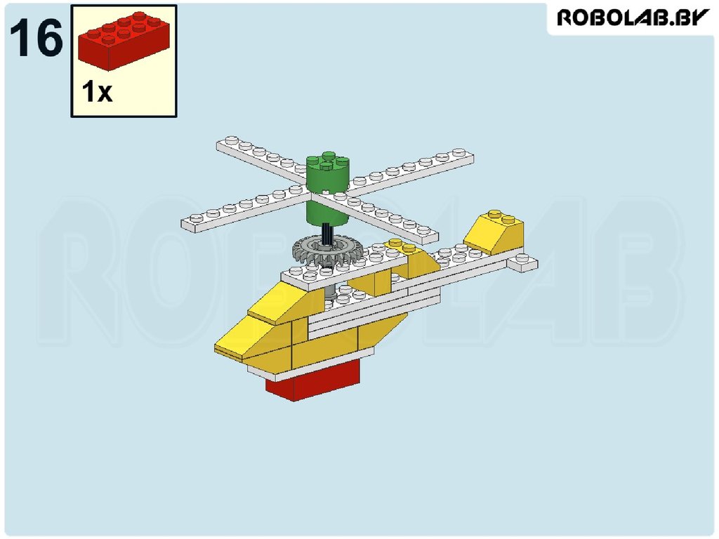 Вертолет лего дупло схема