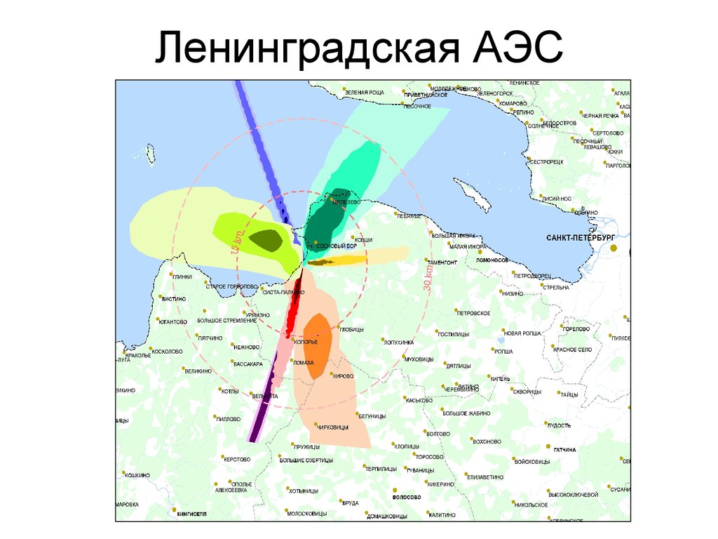 Лаэс сосновый бор карта