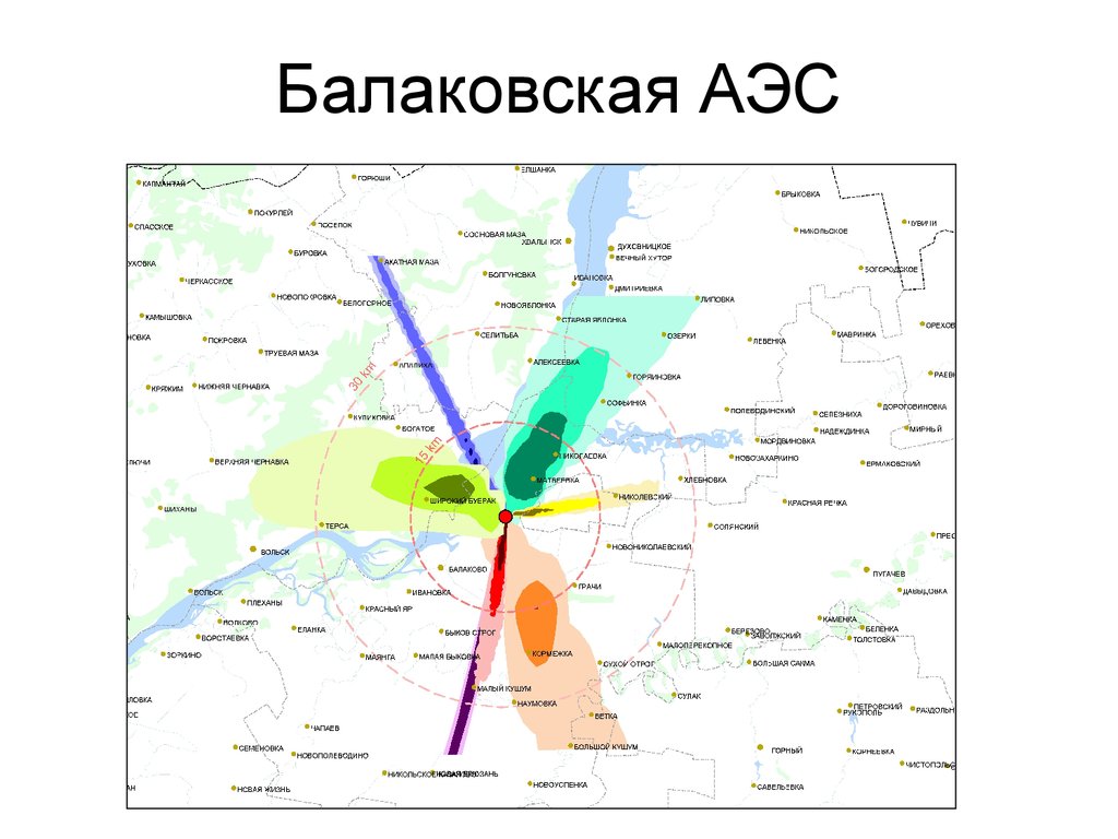 Балаково аэс карта