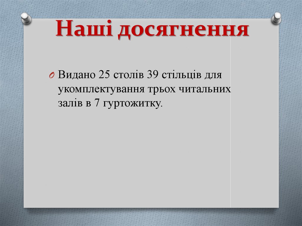 Наші досягнення