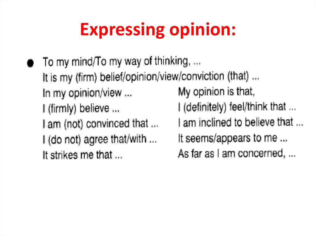 Expression words. Expressing opinion. Expressing opinion phrases. Фразы expressing opinions.