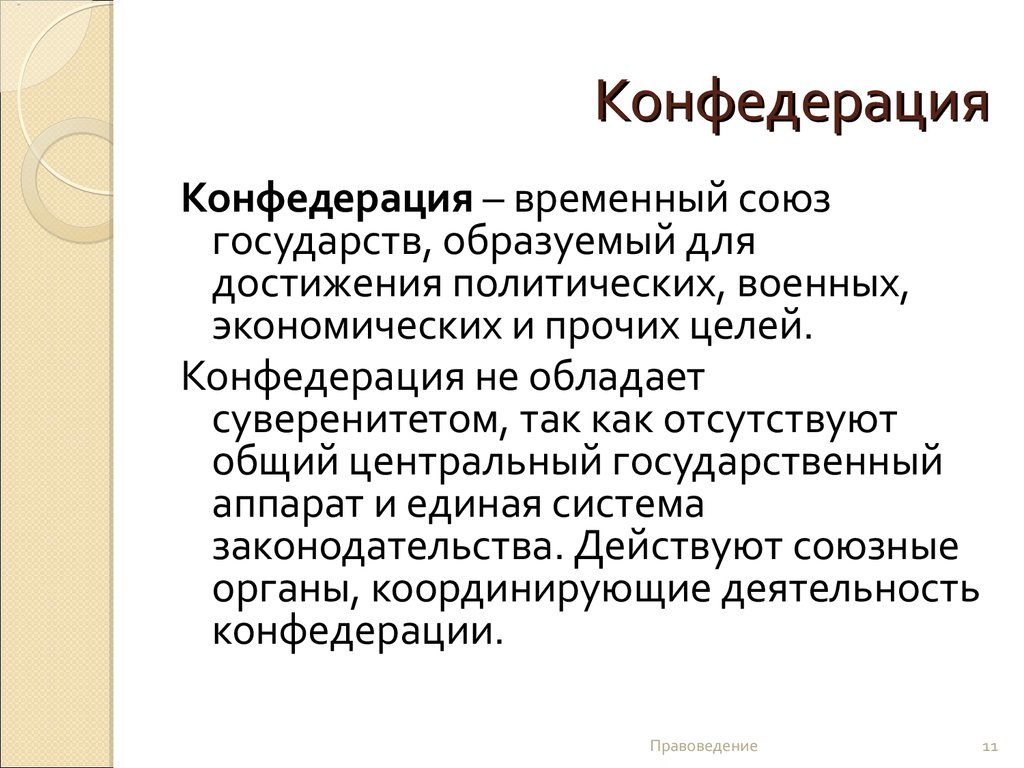 Конфедерация информация