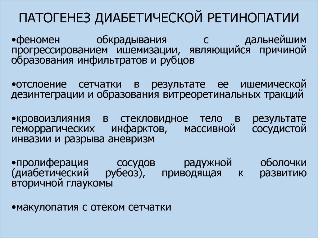 Диабетическая ретинопатия лечение. Классификация диабетической ретинопатии патогенез. Механизм развития диабетической ретинопатии. Диабетическая ретинопатия дифференциальный диагноз. Непролиферативная диабетическая ретинопатия патогенез.