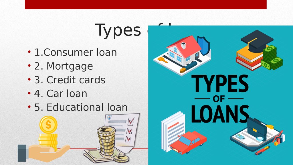 Loans in modern life. Finance - online presentation