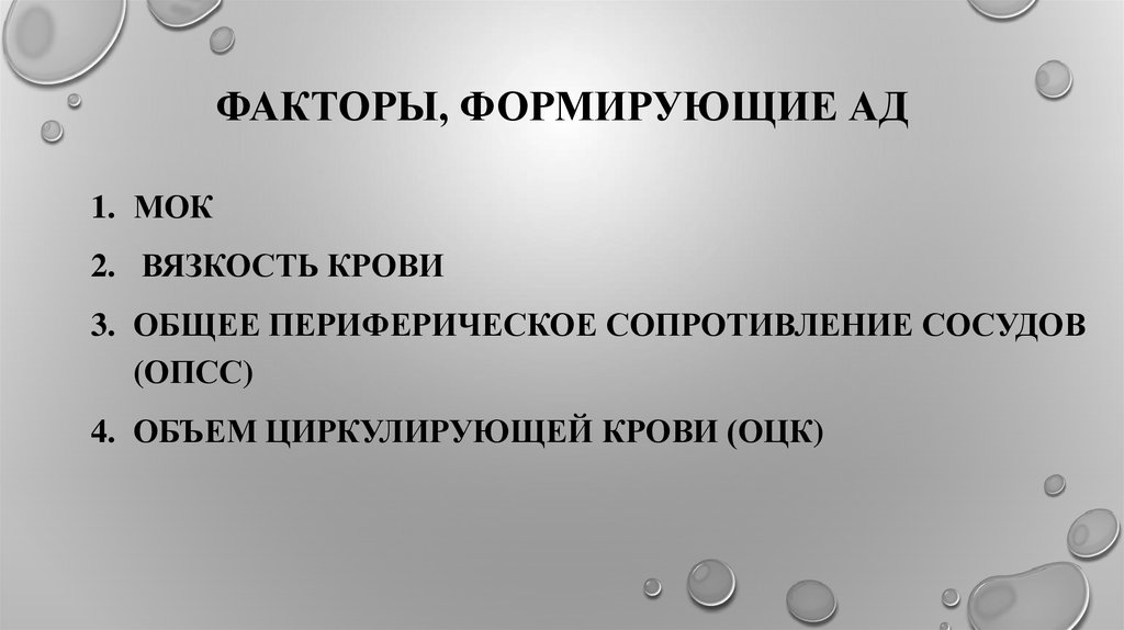 Факторы, формирующие ад