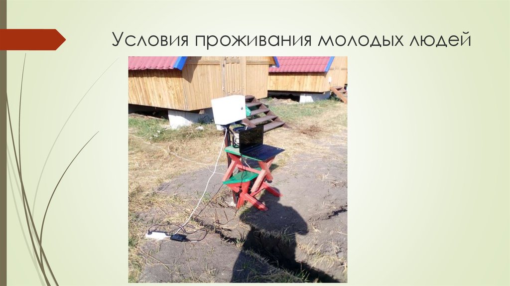Условия проживания молодых людей