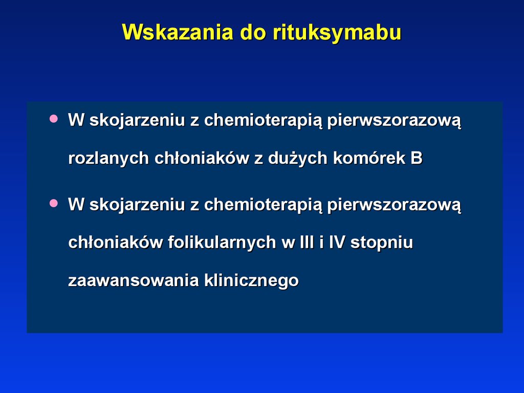 Diagnostyka I Leczenie Chloniakow Zlosliwych Online Presentation