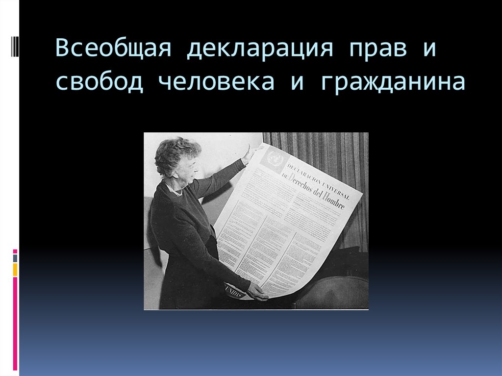 Жорж гурвич разработал проект декларации прав