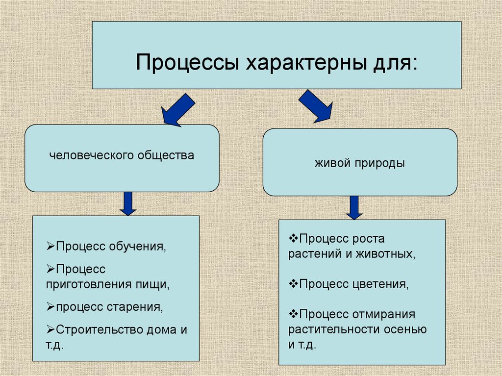 Процессы характерные для общения