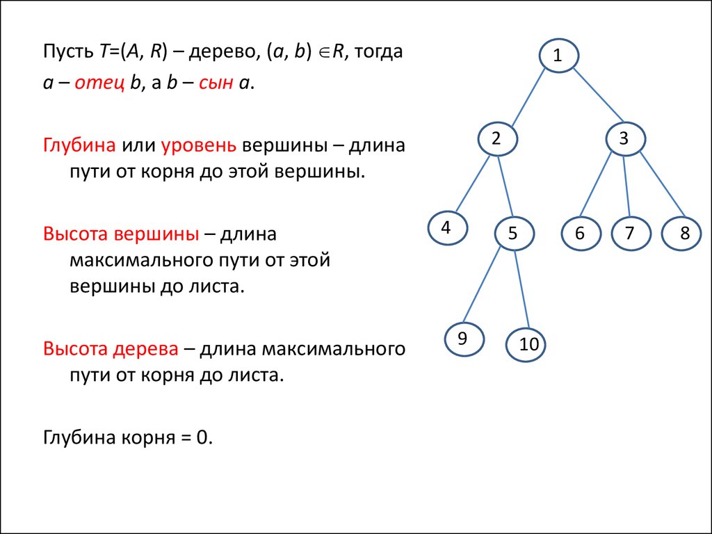 Уровень дерева. Высота бинарного дерева. Бинарное дерево графы. Дерево графа. Корневое дерево графы.