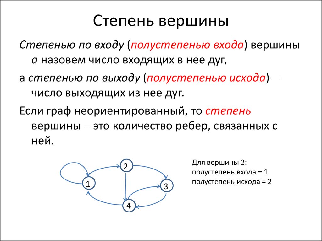 Графы степень равна 2. Полустепень исхода вершины графа. Вектор полустепеней исхода вершин графа. Как определить степень вершины. Как вычислить степени вершин орграфа.