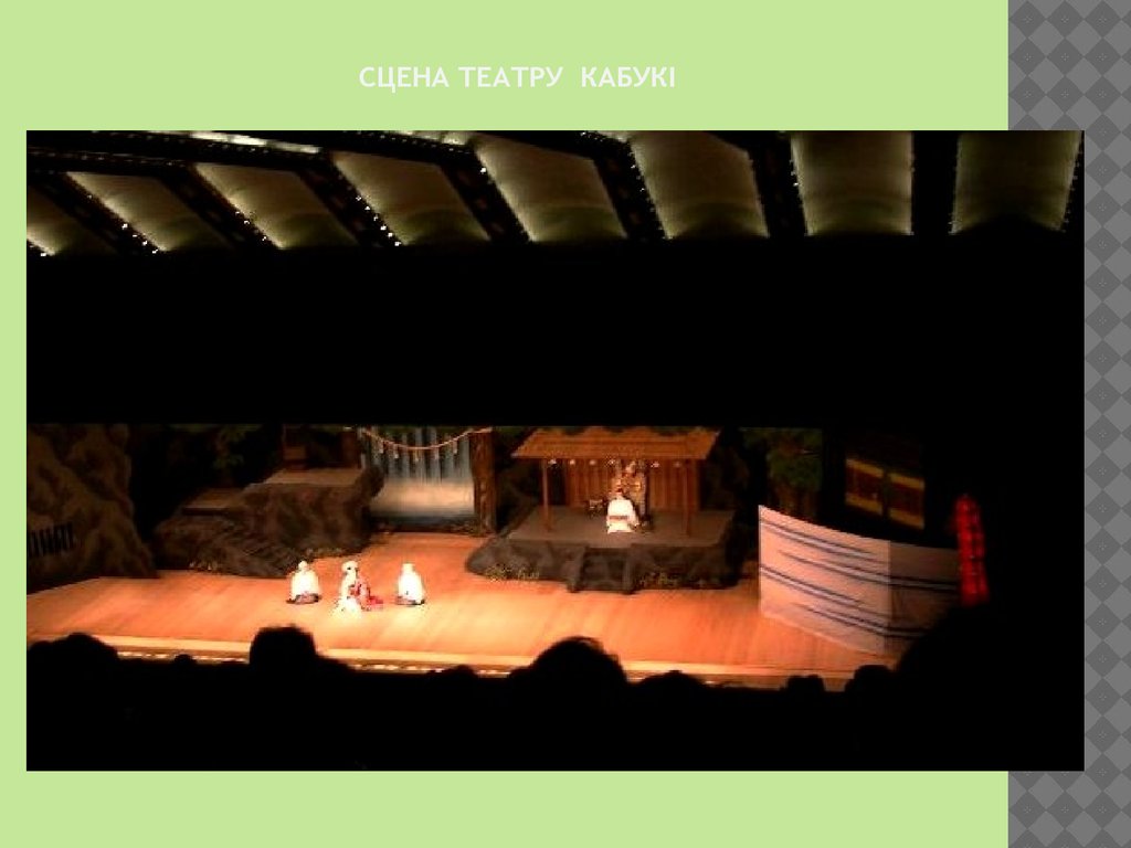 Сцена театру кабукі