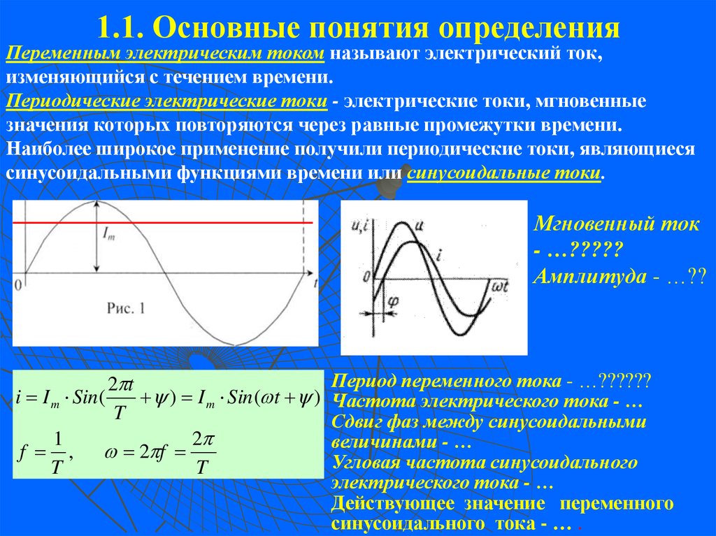 Амплитуда напряжения тока. График синусоидального переменного тока. Синусоидальный график переменного напряжения. Однофазные электрические цепи переменного тока основные понятия. Основные понятия, относящиеся к переменному току..