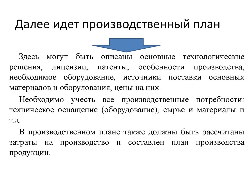 Далее идет. Источники поставки основных материалов. Производственный план в бизнес планировании презентация. Описать суть производственной идет.