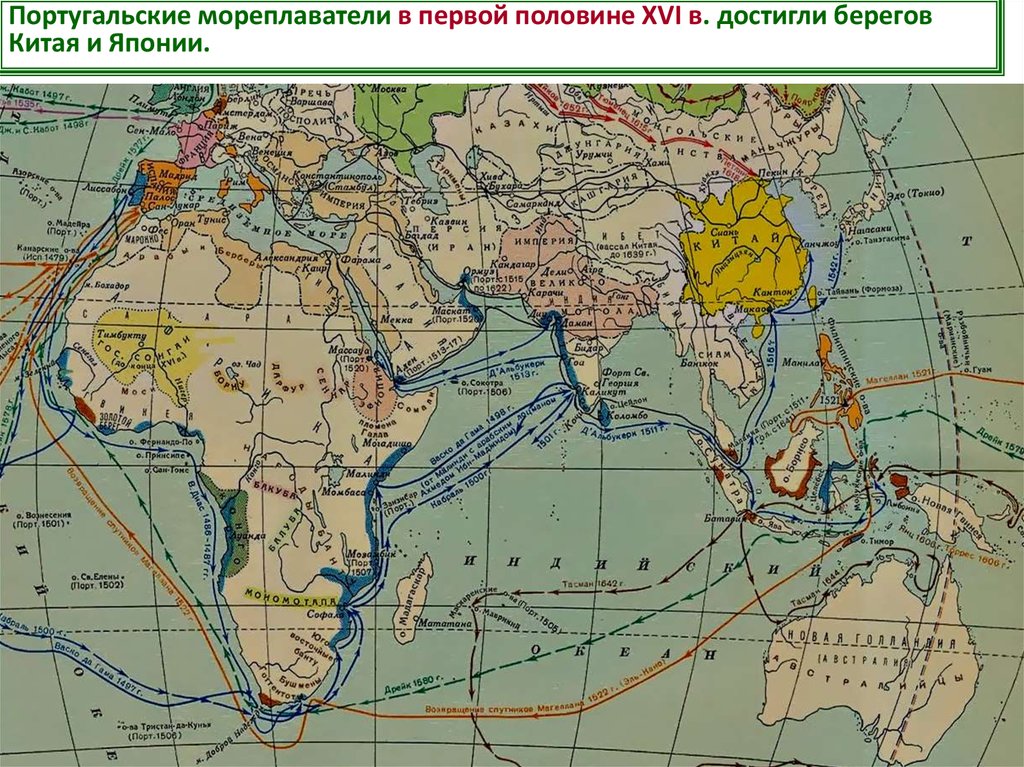 Развитие географии