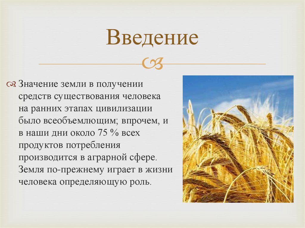 Земля значение. Земля главное средство производства в сельском хозяйстве. Значение и особенности земли как средства производств.. Особенности земли как средства производства.