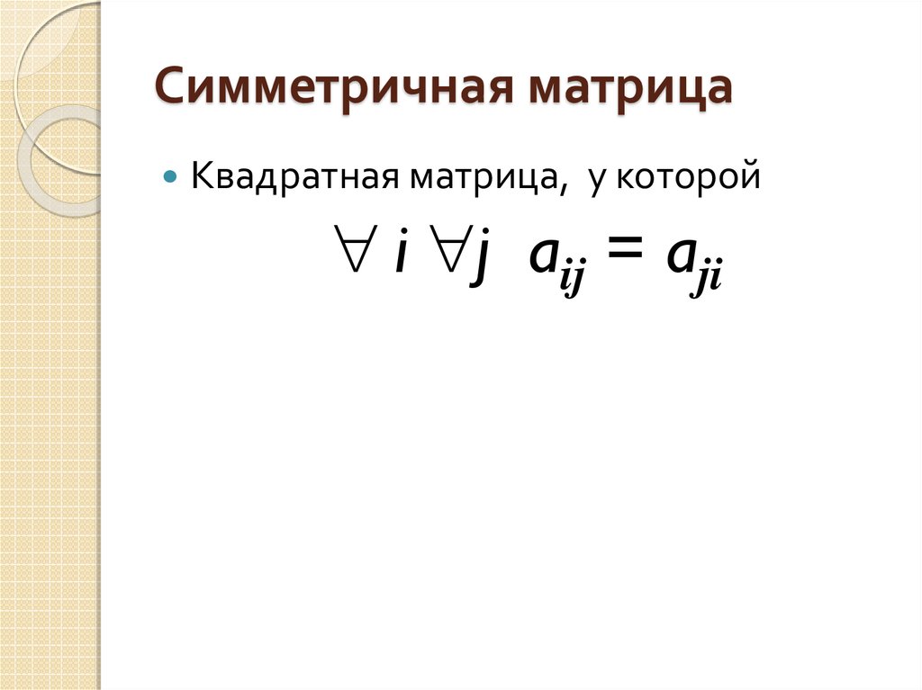 Симметричная матрица